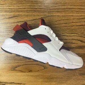 Nike Air Huarache Run White Red Oxide Black Men's Retro Running Size 8 NEW
